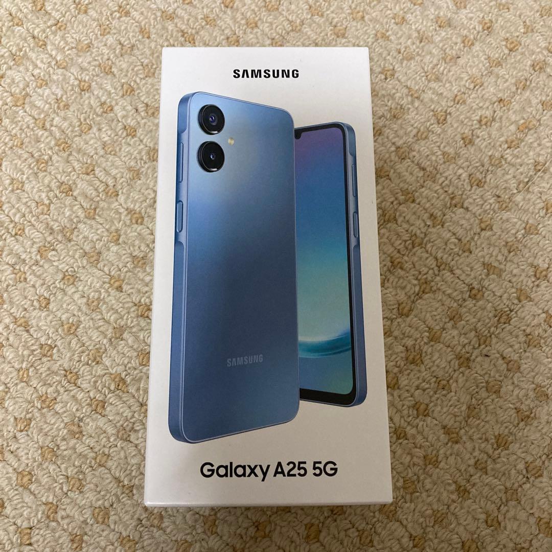 Galaxy A25 5G ブルー　ギャラクシー　未使用品