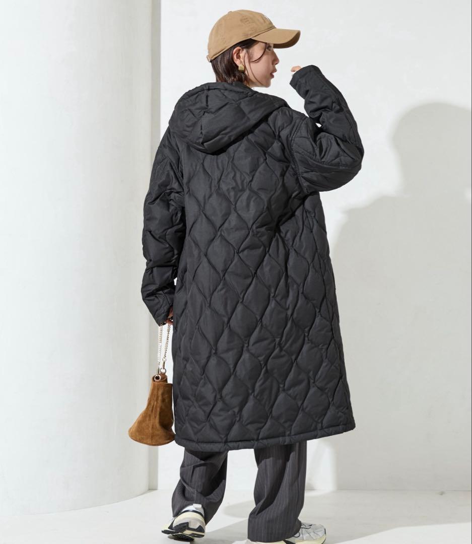 TAION フリークスストア　キルティング フード ロングダウン　ロング　コート