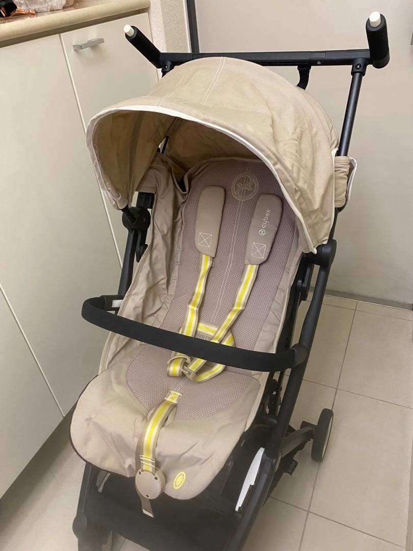 美品cybex サイベックス　リベル　純正バンパー&レインカバー付B型ベビーカー