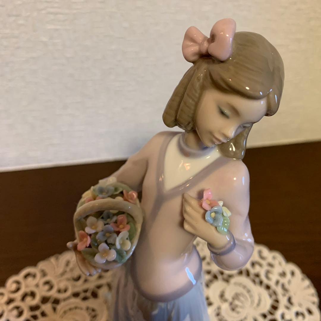 会員限定・希少】LLADRO リヤドロ　 『春の香り』箱付　陶器