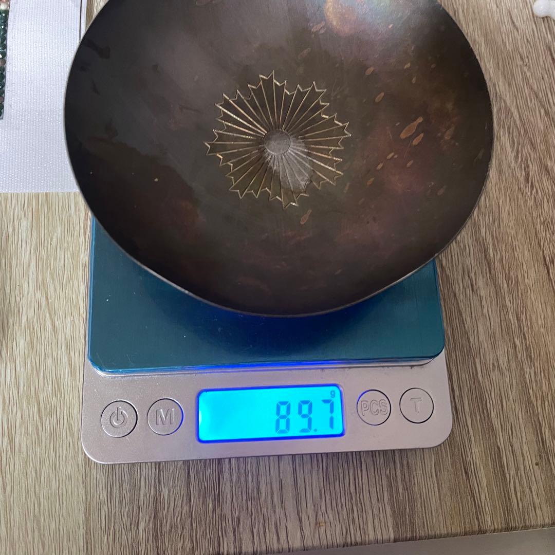 純銀製 星形模様 ボウル 89.7g