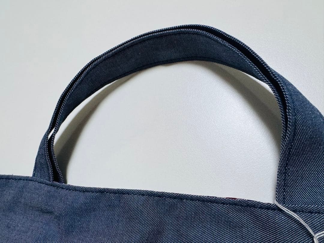 【最終価格】完売品＊ファミリア×阪急電車 コラボデニムバッグ 新品未使用