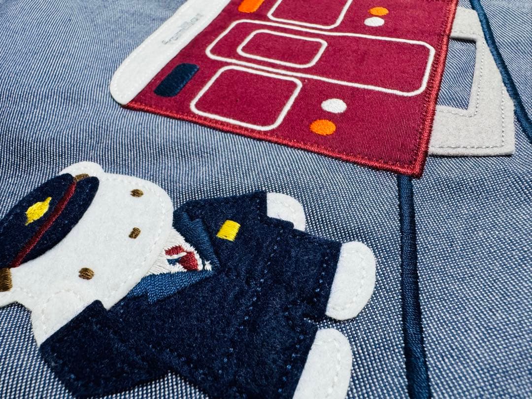 【最終価格】完売品＊ファミリア×阪急電車 コラボデニムバッグ 新品未使用