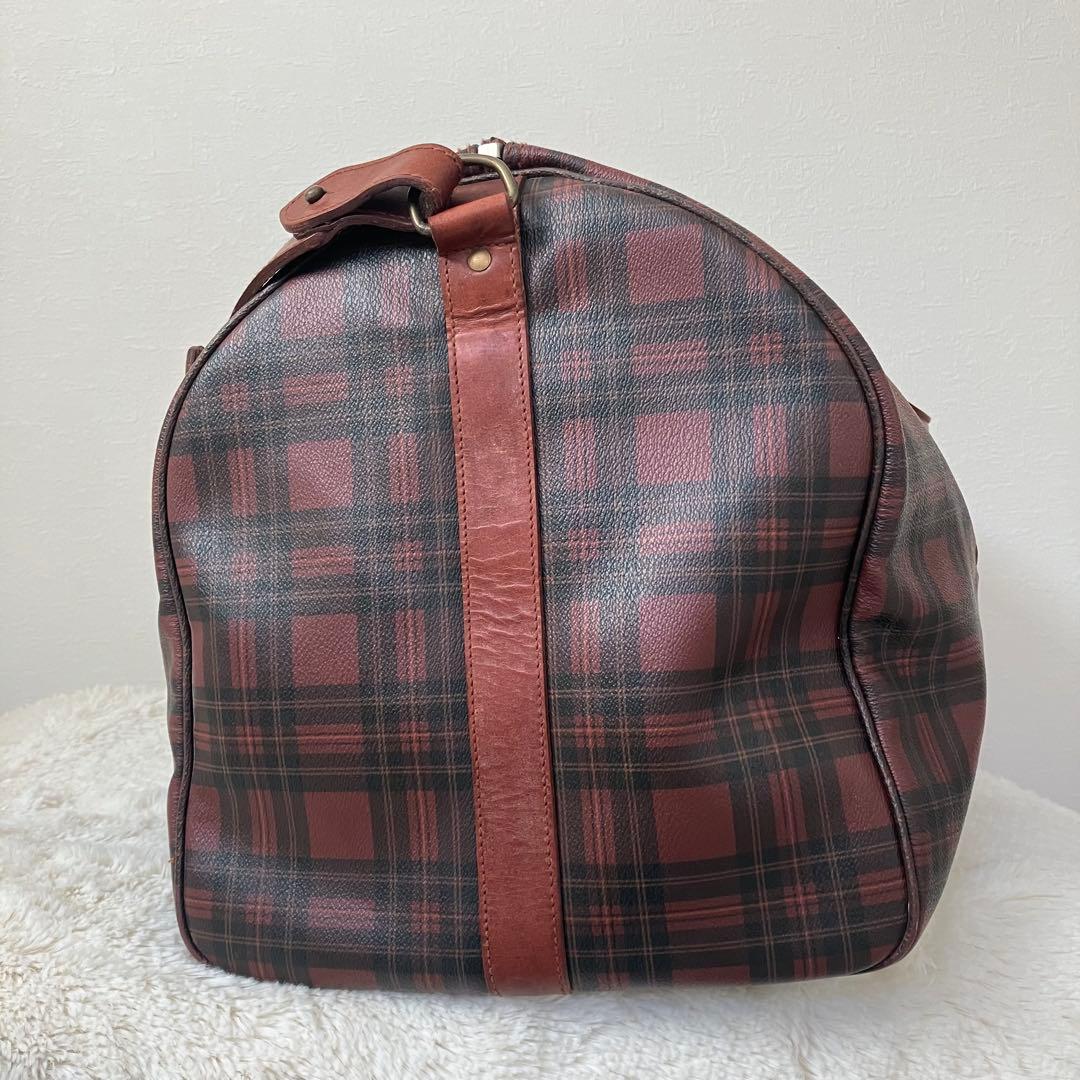 希少カラー✨ポロ ラルフローレン ボストンバッグ 2way 赤　PVC 旅行