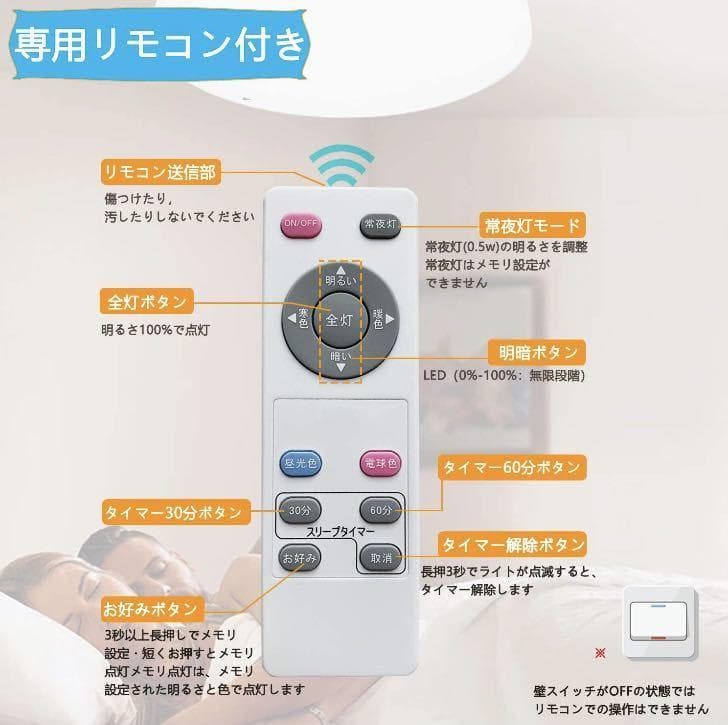 ❤省エネ＆交換不要で約10年間使えて超経済的❣12畳対応♪❤シーリングライト