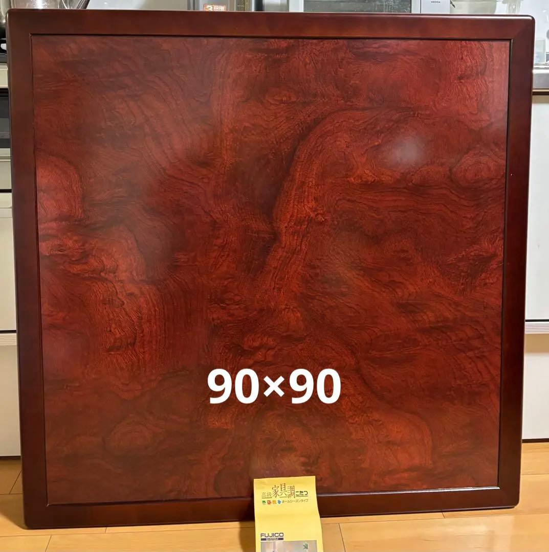 家具調こたつ天板　ワイン木目調