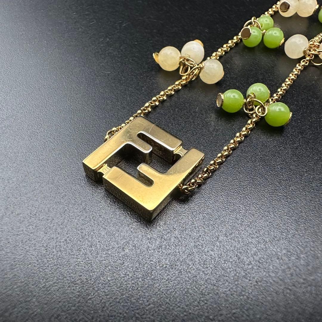 極美品✨　FENDI　フェンディ　ブレスレット　フラワー　ゴールド　1602