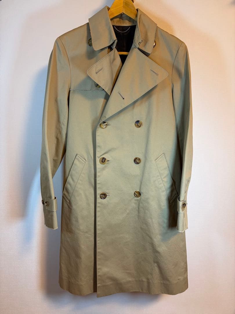 CHRISTIAN DADA 刺繍入りトレンチコート Lサイズ クリスチャンダダ