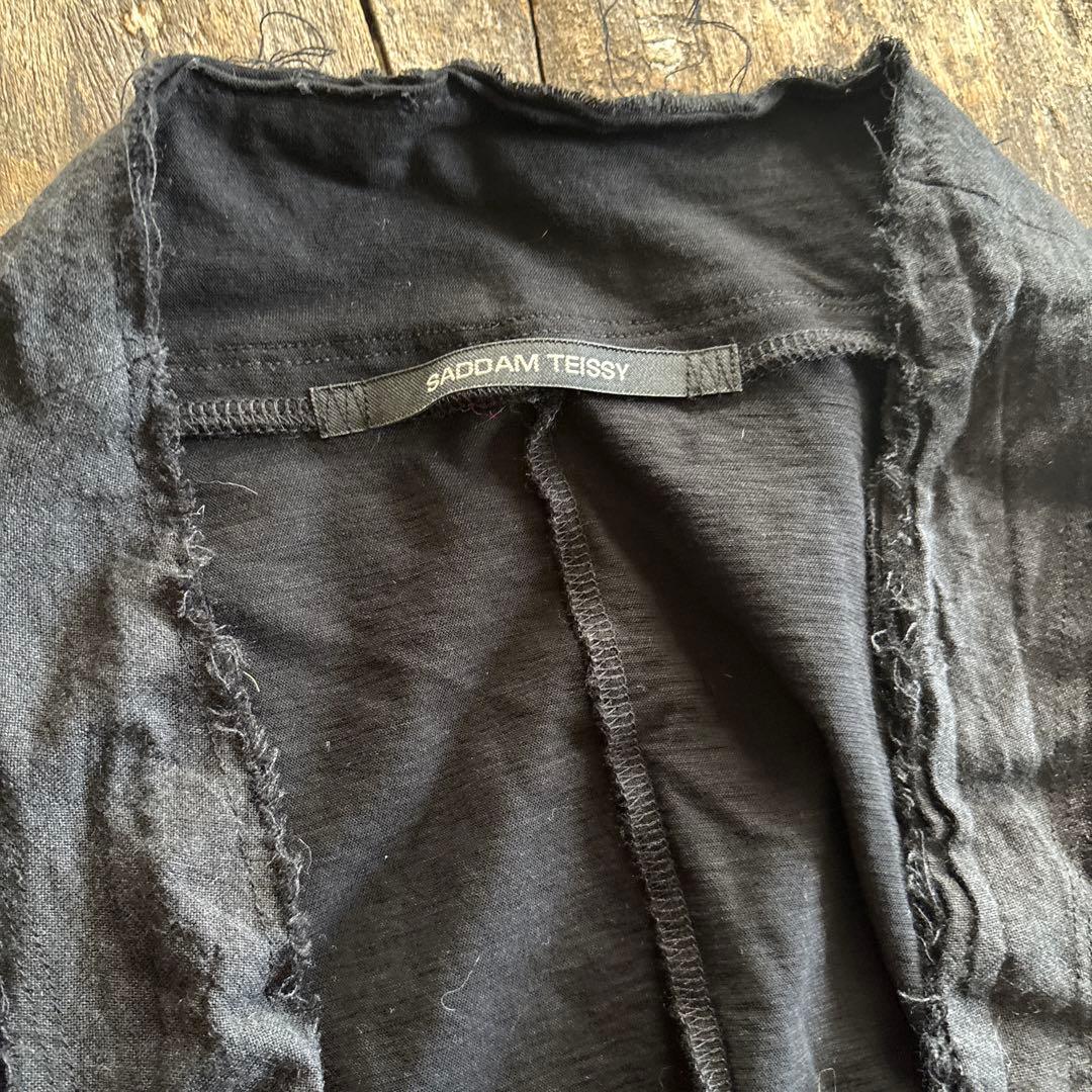 SADDAM TEISSY 2種　ラミー　カーディガン　カットソー　ブラック