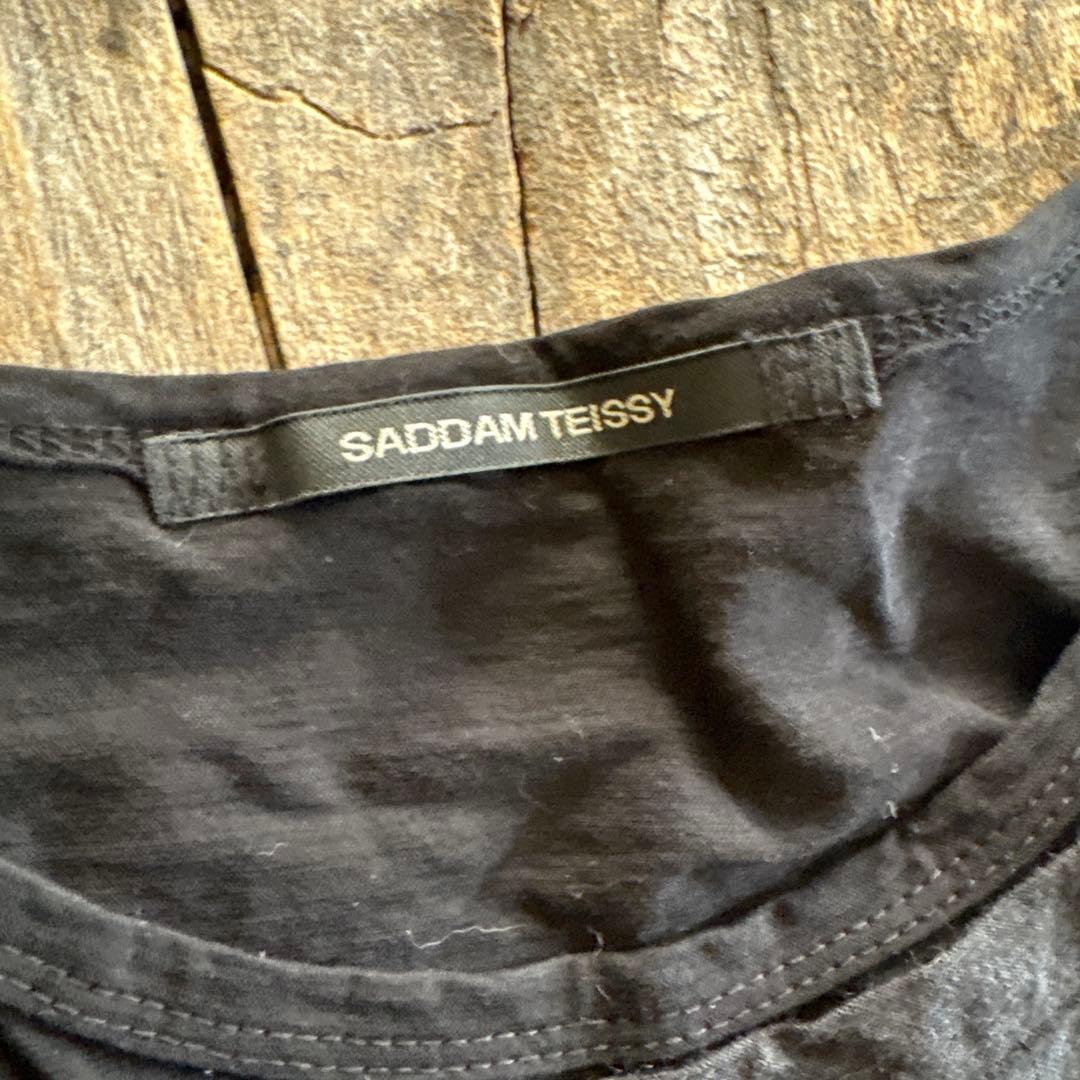 SADDAM TEISSY 2種　ラミー　カーディガン　カットソー　ブラック