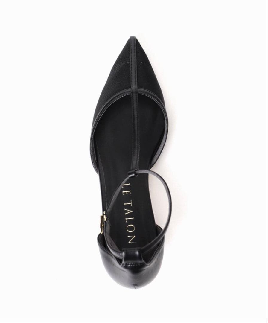 【EC完売品】LE TALON 3.5cmTストラップシアーパンプス