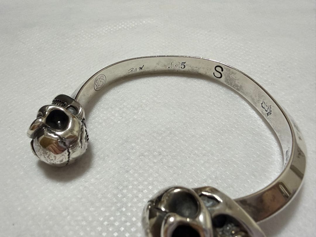 キャバレー Bill Wall Leather BWL 2スカルバングル