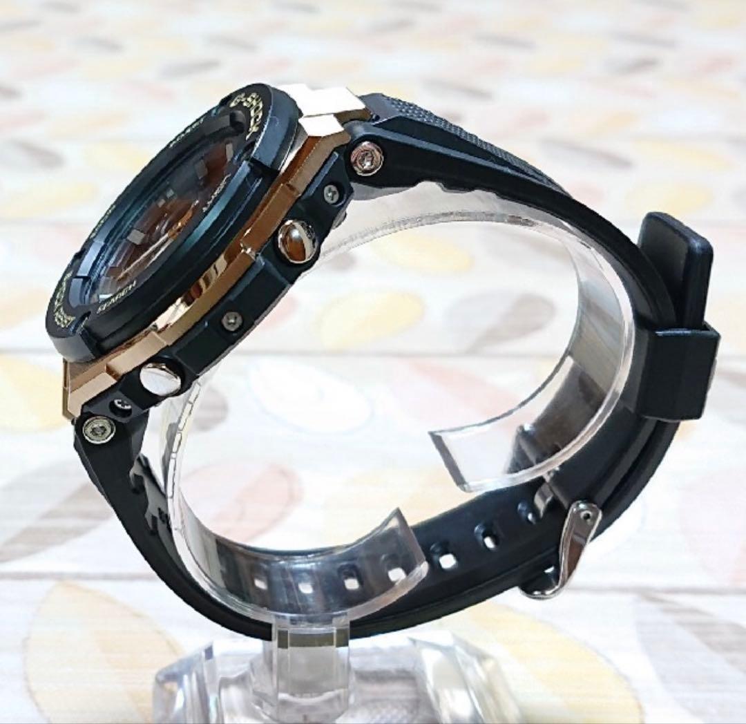 『プラチナ』【CASIO／G-SHOCK】電波タフソーラー デジアナ