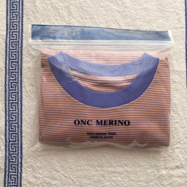 新色サイズ4◆新品ONC MERINOロングスリーブTeeメリノウールカットソー