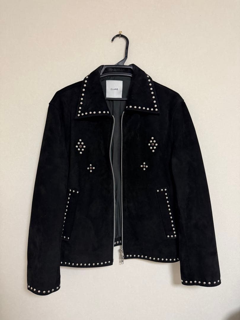 ジャケット・アウター CLANE SUEDE STUDS BLOUSON