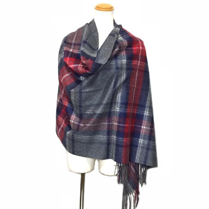 ラスト1枚値下70㎝×200超大判100%カシミヤストールマフラー新品CGY