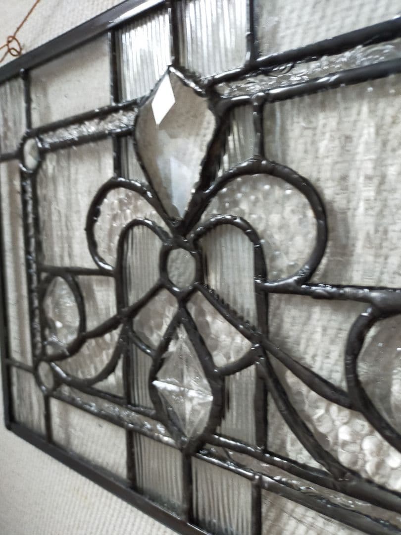 お値下げ シャンデリアリーフ　ステンドグラスパネル　サンキャッチャー