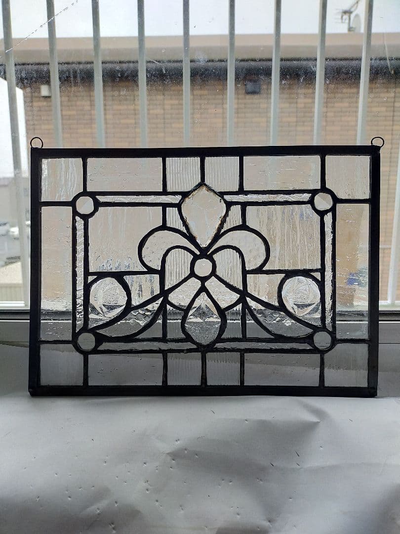 お値下げ シャンデリアリーフ　ステンドグラスパネル　サンキャッチャー