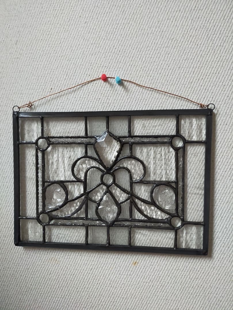 お値下げ シャンデリアリーフ　ステンドグラスパネル　サンキャッチャー