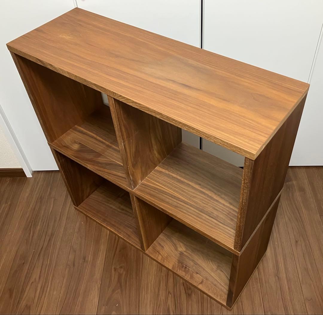 ※お買得　無印良品　スタッキングシェルフ ウォールナット スタッキングチェスト