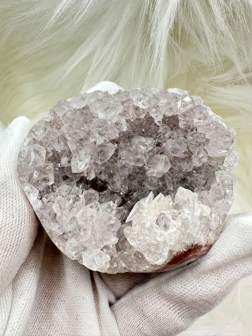 ホワイトアメジスト クラスター 超美品！ 1098