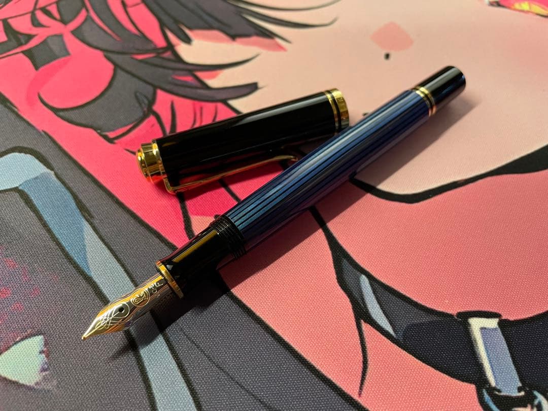 ペリカン　スーべレーンM400 青　Fニブ