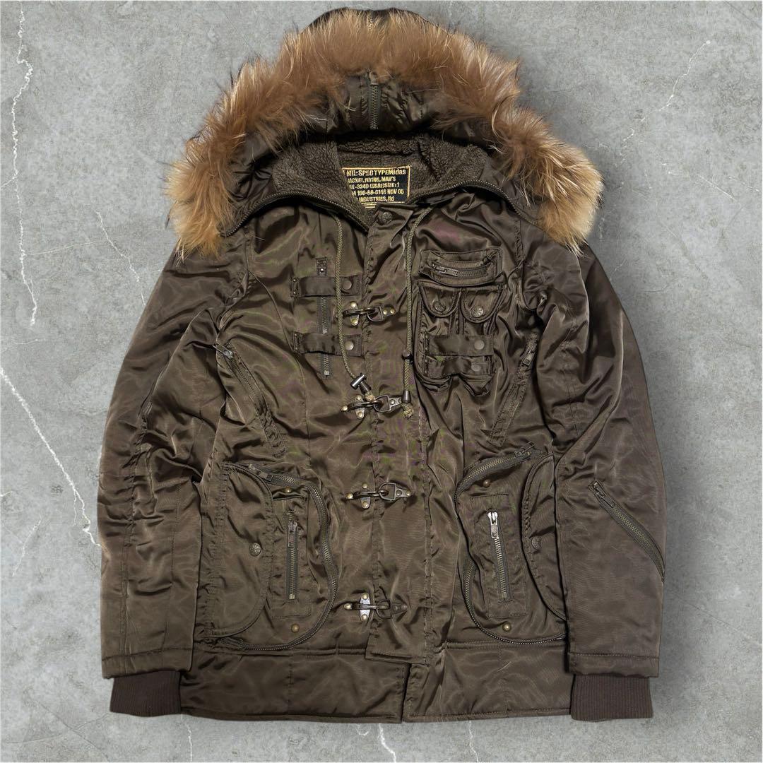 archive midas n-2b お兄　平成　y2k ミリタリージャケット