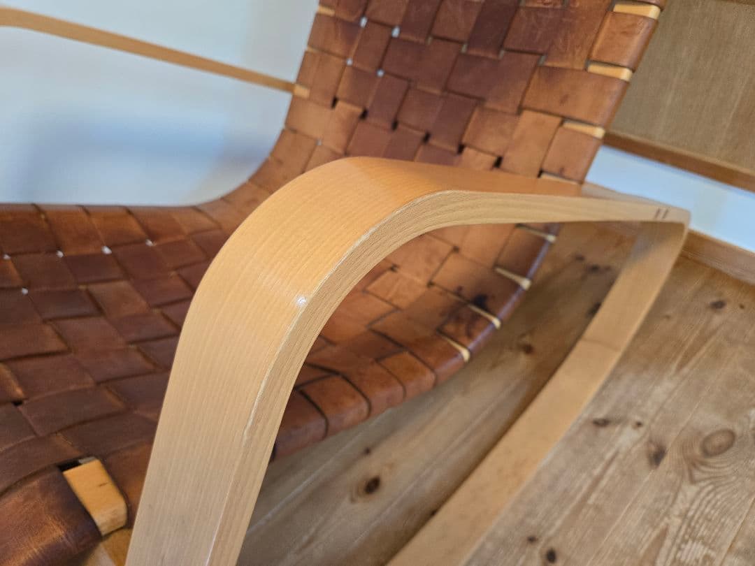 1973年デザイン　ヴィンテージロッキングチェア イタリア本革 アダル ADAL