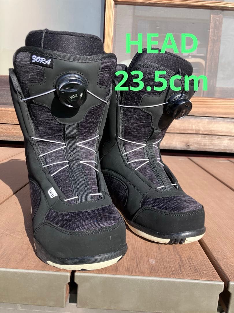 HEAD ZORA/BOAシステム スノーボードブーツ 23.5cm