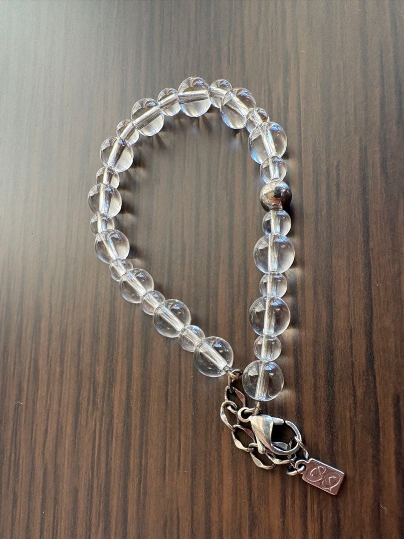 phiten チタン水晶ブレスレット 約17cm