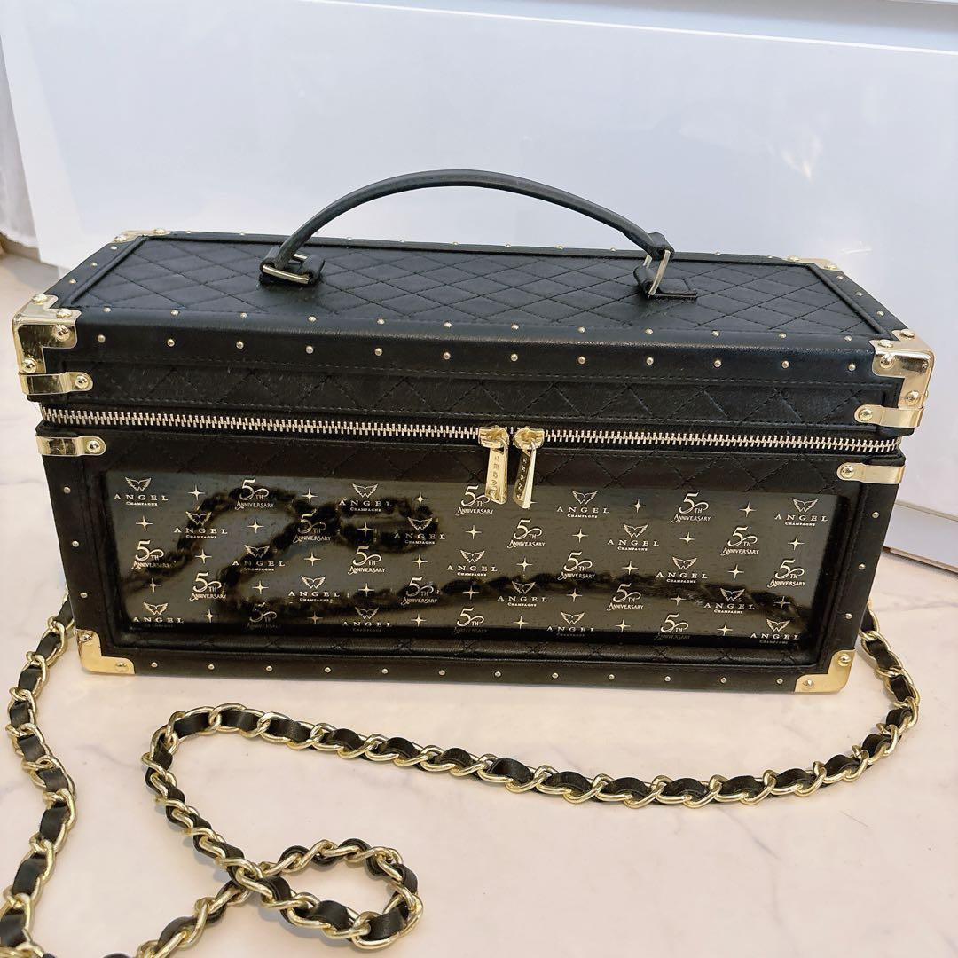 エンジェルシャンパン 5周年記念デザイン 箱 ジップタイプ レザー