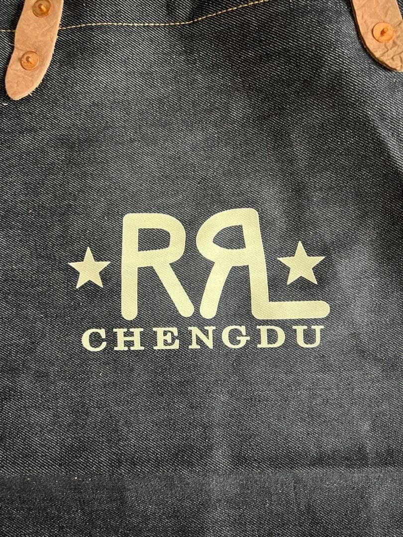 【美品】RRL ダブルアールエル デニム トートバッグ