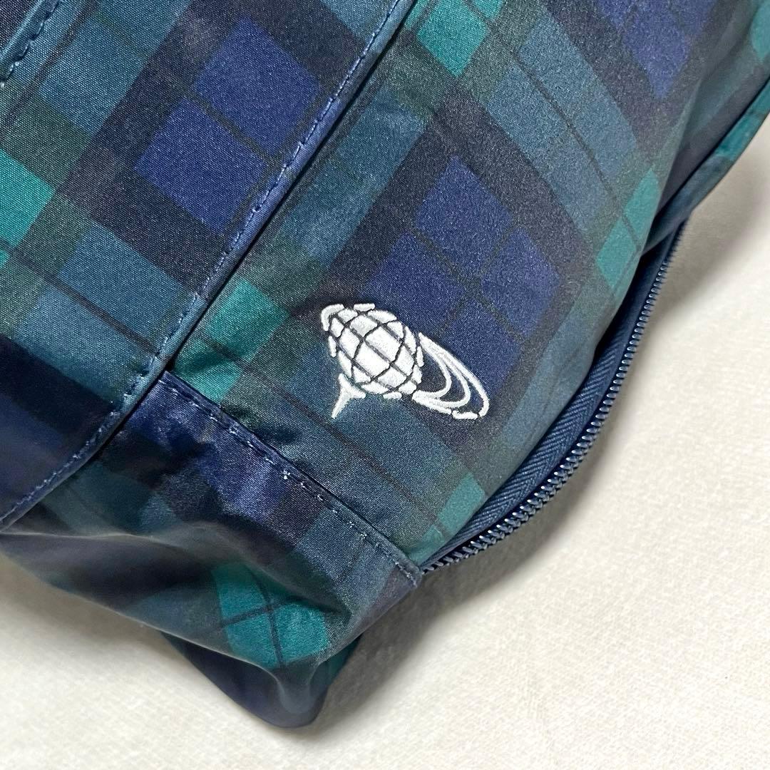 【美品】BEAMS GOLF シューズケース一体型ボストン ブラックウォッチ柄