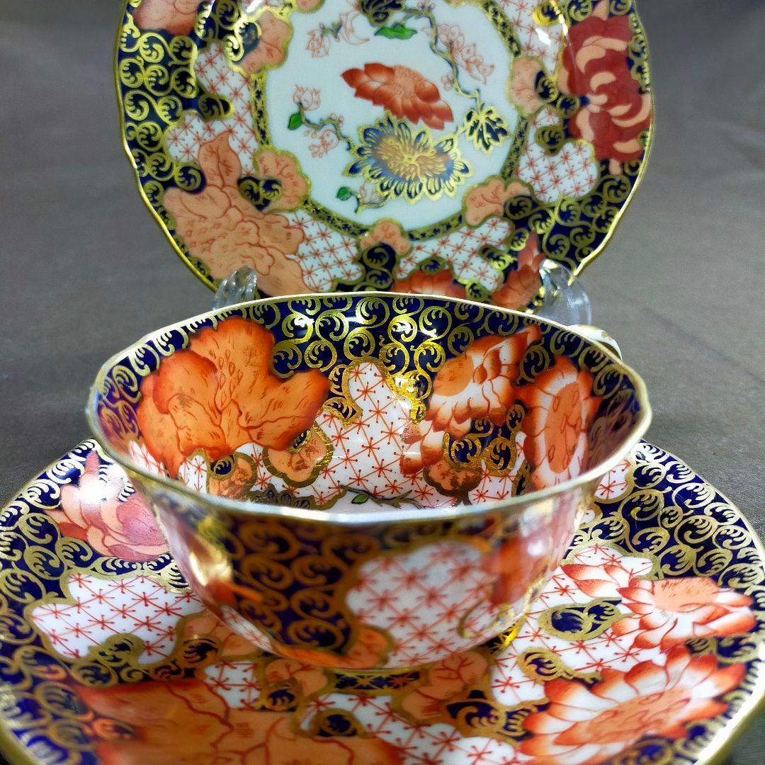 アンティーク ロイヤルクラウンダービー オールド伊万里 イマリ トリオ！