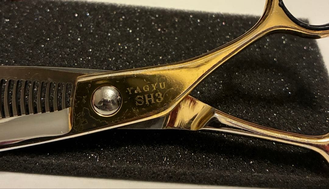 柳生　シザー　セニング　ゴールド