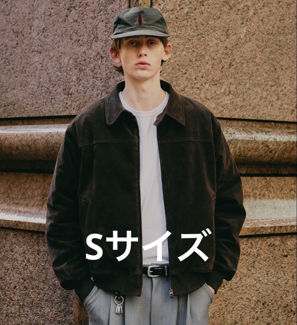 Regen Glanz シンセティックスエードジップブルゾン ブラウン　S