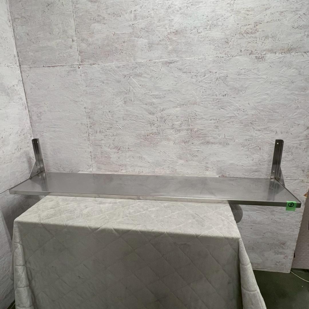 ステンレス製 平棚 吊棚 厨房用食器棚 W1900×D350 ⑧ Y1720