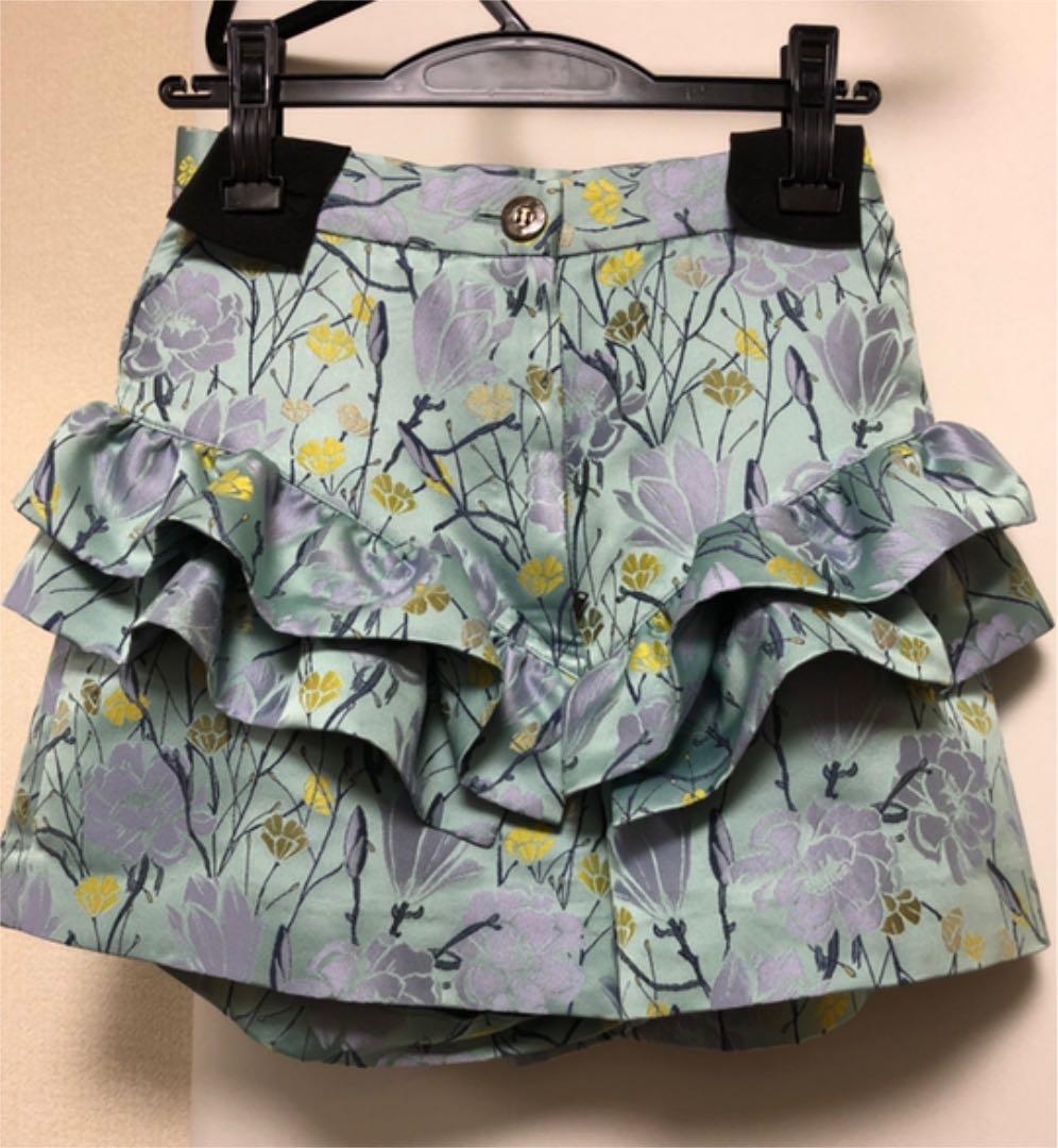 manielleフリルジャガードショートパンツ