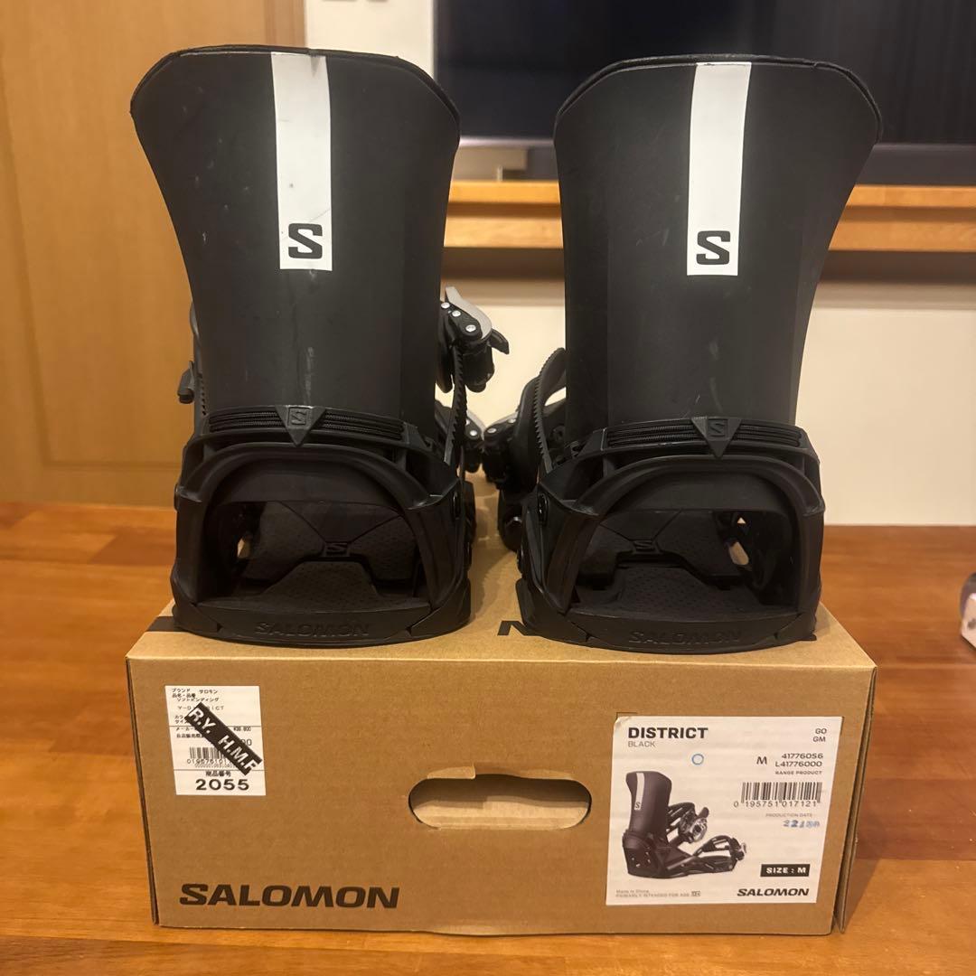 SALOMON DISTRICT ビンディング Mサイズ ブラック