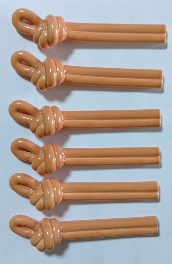 カラトリーレスト 結び目デザイン 6個セット