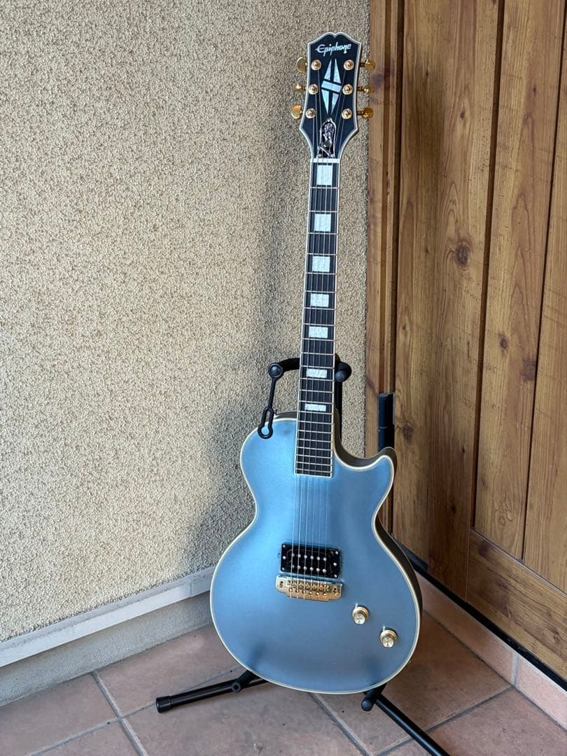 【極太ネック】Epiphone LesPaulCustomペルハムブルーJJN改