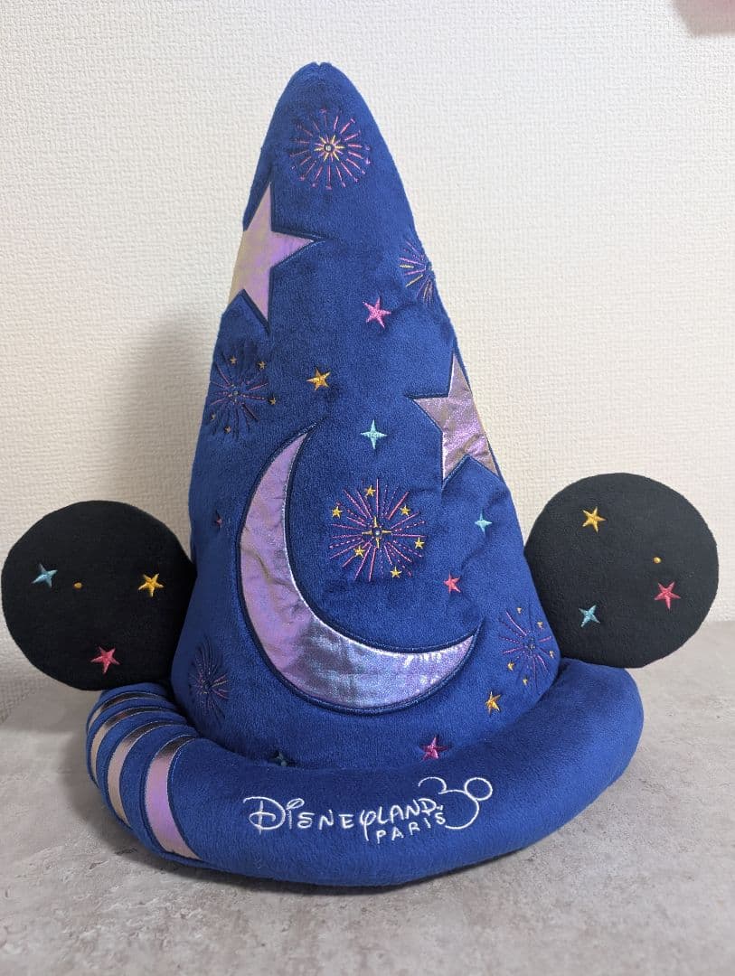 ディズニーランド　パリ　限定品　30周年ファンタジア ミッキー 光る帽子