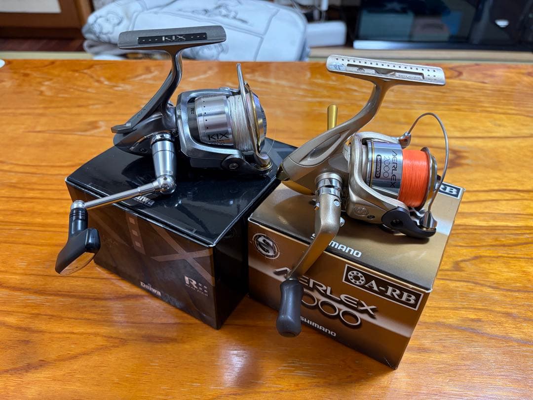 Daiwa KIX 2500 SHIMANO AERLEX2000セット