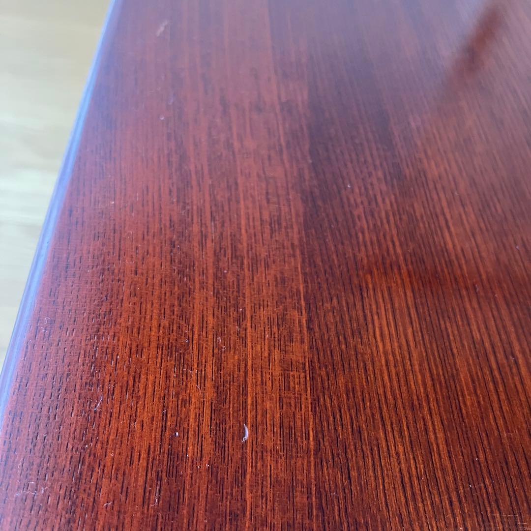 【karimoku】文机 ライティングデスク レトロ 書斎机 収納付き 木製