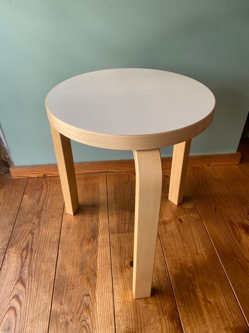 【正規品】artek スツール 60 ホワイト ラミネート