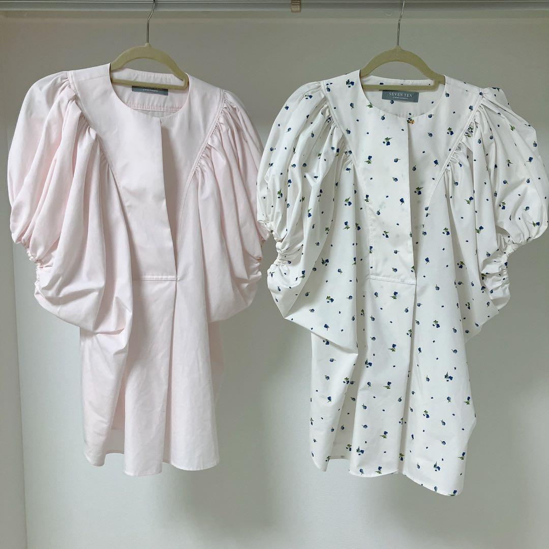 セブンテン　Sサイズ　ギャザースリーブブラウス　セット