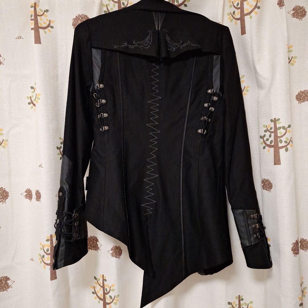 afOzzcroce ゴシックスタイル ブラックジャケットブラック