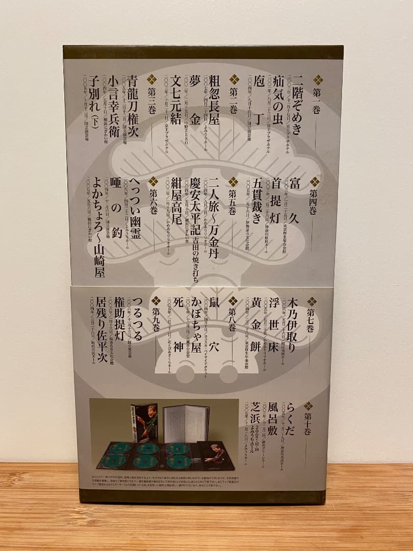 談志大全 　上　DVD-BOX 立川談志　DVD 落語　2001~2007