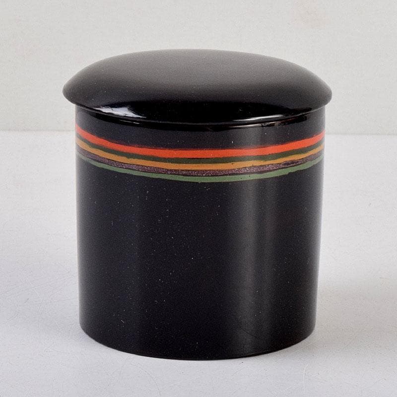 茶道具　黒漆　茶器　時代箱　V　8814