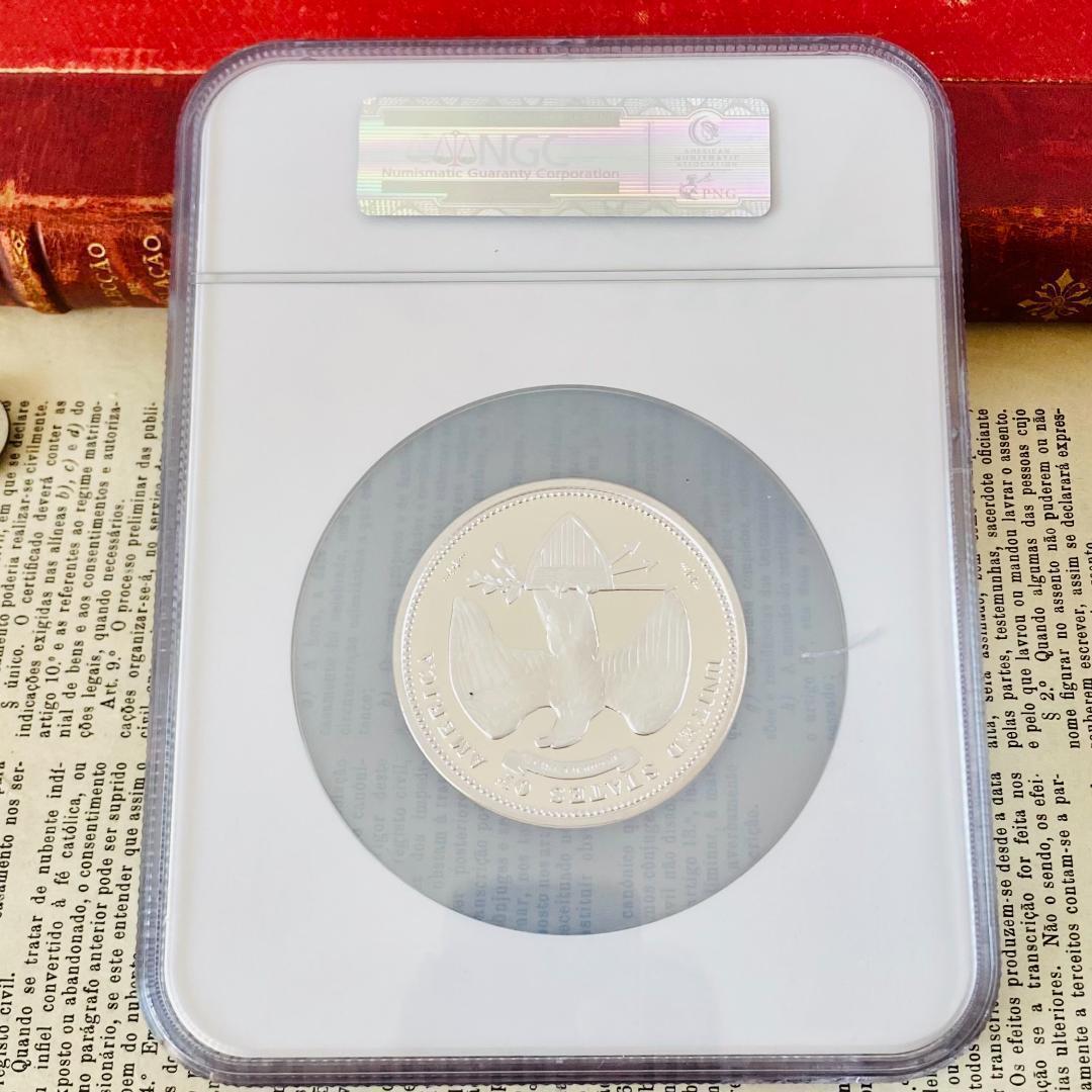 ★NGC★最高鑑定★2010 モルガンダラー 100ドル UC GEM銀貨 大型